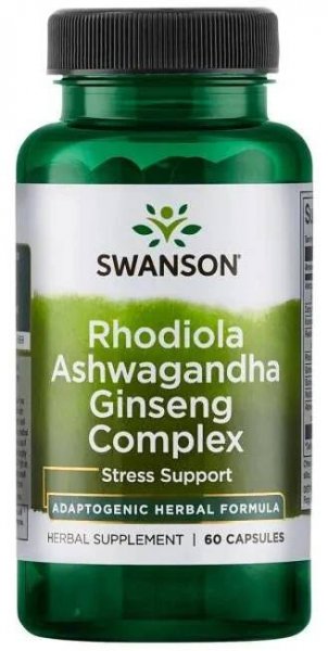Ashwagandha Rhodiola Ginseng Complex 60 kapslí