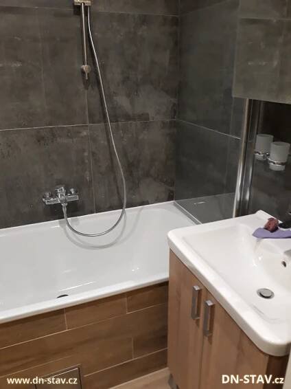 Koupelna inspirace, rekonstrukce bytu Ostrava