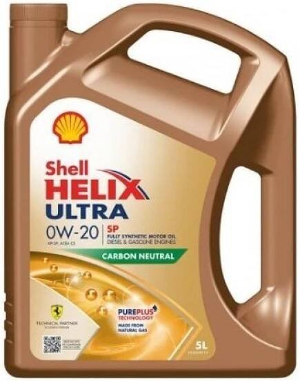 Motorový olej Shell Helix Ultra SP 0W-20, 5L