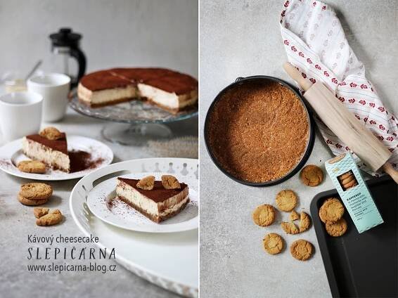 Jak na dokonalý kávový cheesecake z mandlových sušenek - SLEPIČÁRNA