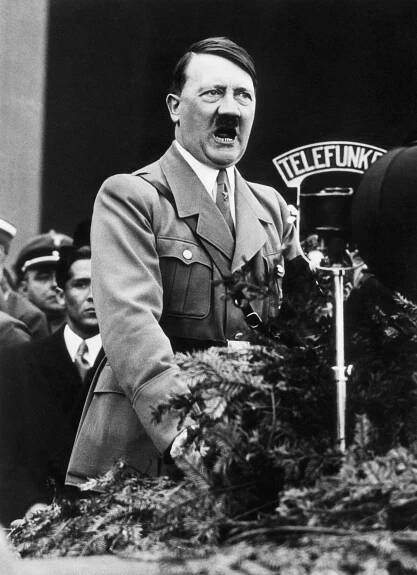 The murderous Nazi leader's speeches have been heard on TikTok. 