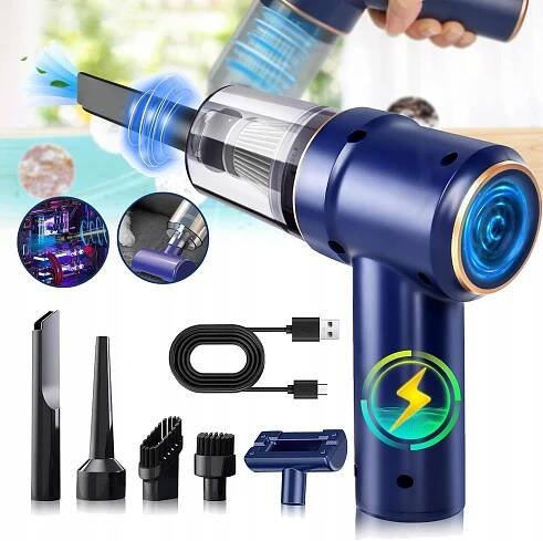 MINI VYSAVAČ 3 V 1, VYSAVAČ, RYCHLÉ USB NABÍJENÍ