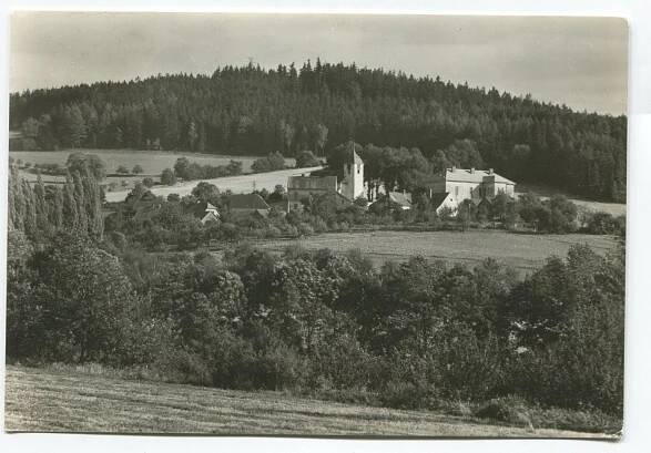 OUBĚNICE, Bystřice, o. BENEŠOV - osada, kostel