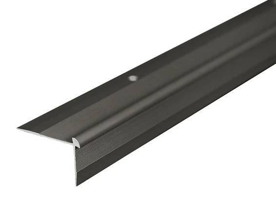 Schodová lišta vnější pro obložení schodů podlahou do 3 mm, Profilteam 38*25*2700 Bronz E03