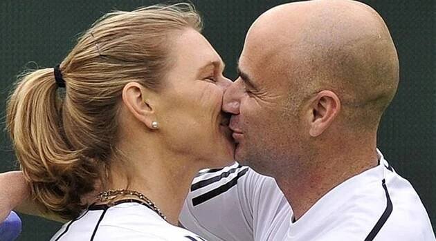 Slavný tenisový pár Grafová - Agassi se v Praze zdrží jen pár hodin