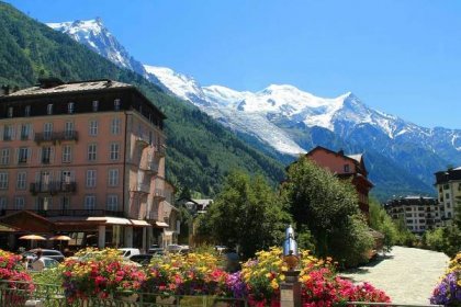 Chamonix mont Blanc in France — Stock obrázek