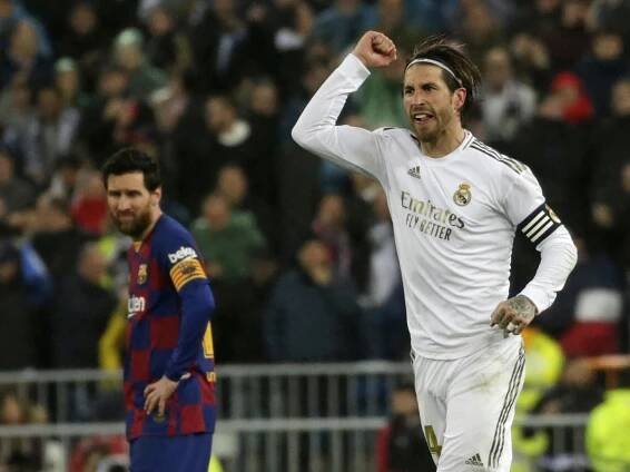 Sergio Ramos a Lionel Messi