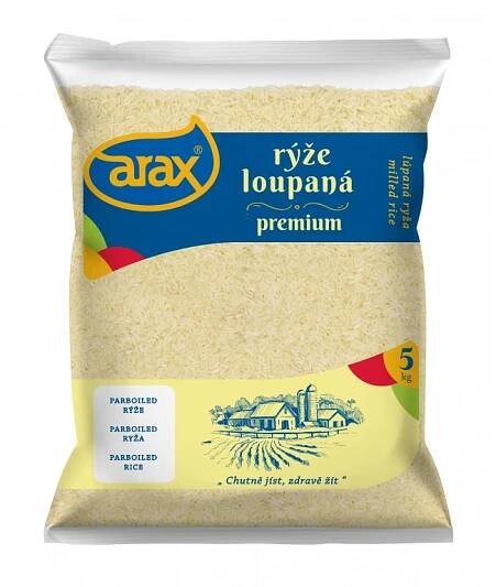 ARAX Rýže parboiled dlouhozrnná 5 kg