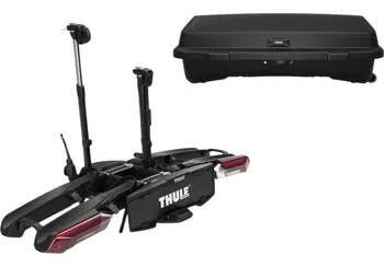 THULE EPOS 2 pro 2 kola + box 270 l ideální řešení pro 2 elektrokola, využití clý rok