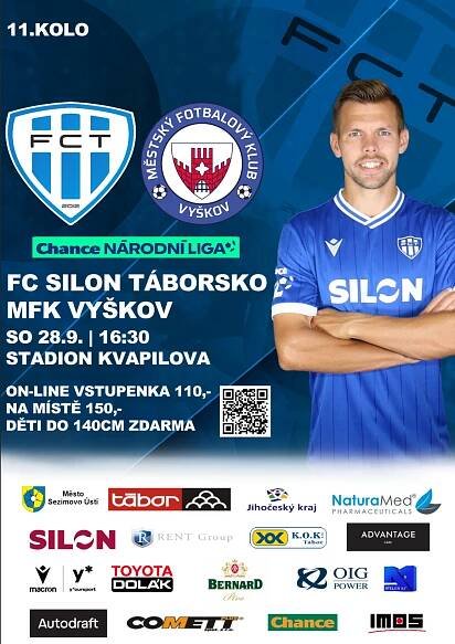 11.kolo ChNL, FC SILON Táborsko - MFK Vyškov