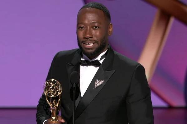 Lamorne Morris Begs Robert Downey Jr. to 'Please Sign' the Poster He Has of Him After Win at Emmys 2024