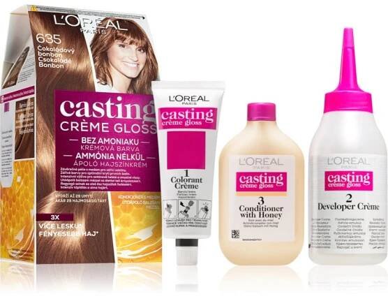 L’Oréal Paris Casting Creme Gloss barva na vlasy odstín 635 Chocolate Candy 1 ks