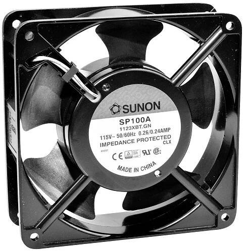 Sunon A2123-HSL.GN axiální ventilátor, 230 V/AC, 161.36 m3/h, (d x š x v) 38 x 120 x 120 mm, A2123-HSL.GN