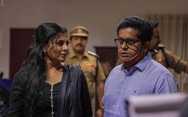 Jeethu Joseph and Asha Sharath in Drishyam 2 (2021)
