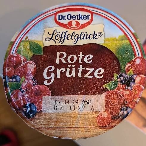 Löffelglück Rote Grütze Dr.Oetker