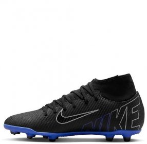 Black/Chrome - Nike - Mercurial Superfly Club Firm Ground Football Boots