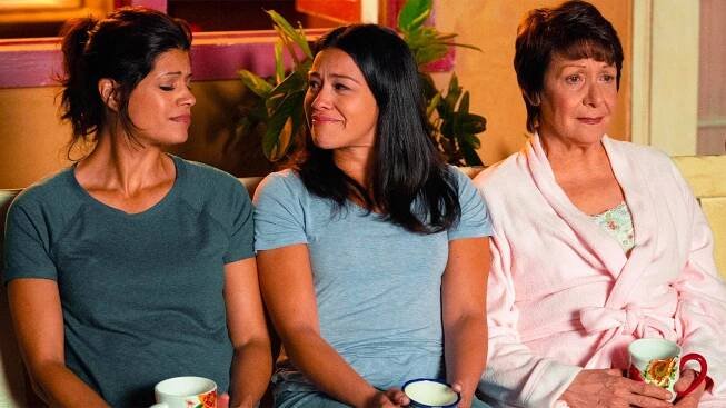 Andrea Navedo, Gina Rodriguez, and Ivonne Coll, Jane the Virgin
