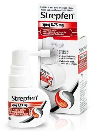 Strepfen Sprej 8,75 mg orální sprej, roztok, 15 ml