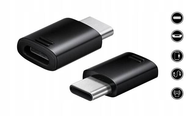 ORIGINÁLNÍ ADAPTÉR SAMSUNG Z MICRO USB KABELU na TYP-C Stav balení originální