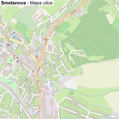 Smetanova - mapy | Kurzy.cz