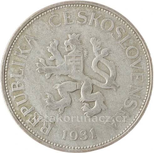 Pětikoruna - 5Kč 1931