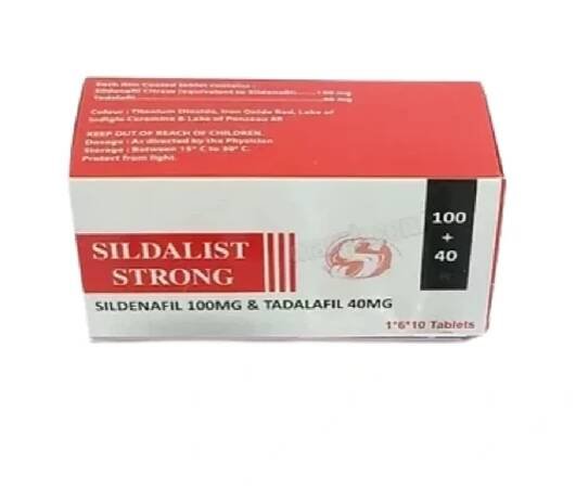 Sildalist Strong 140mg Sildenafil & Tadalafil Tablets 1