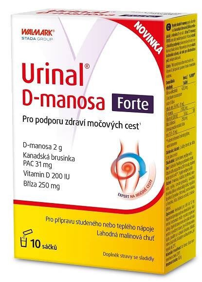 Urinal D-manosa Forte 10 sáčků