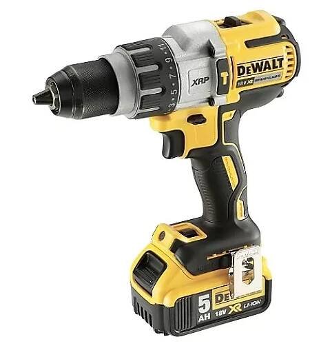 Aku třírychlostní příklepová vrtačka 2x 5,0Ah 18V DeWALT FLEXVOLT DCD996P2 : Naradi-dewalt.cz