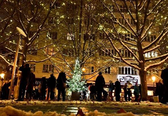 Rozsvícení vánočních stromků na Petrském náměstí a Kozím plácku | Praha 1