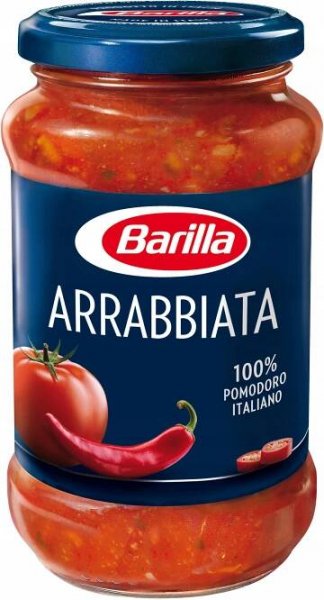 Barilla Omáčka na těstoviny Arrabbiata Italienische Tomaten und Chilli 400g