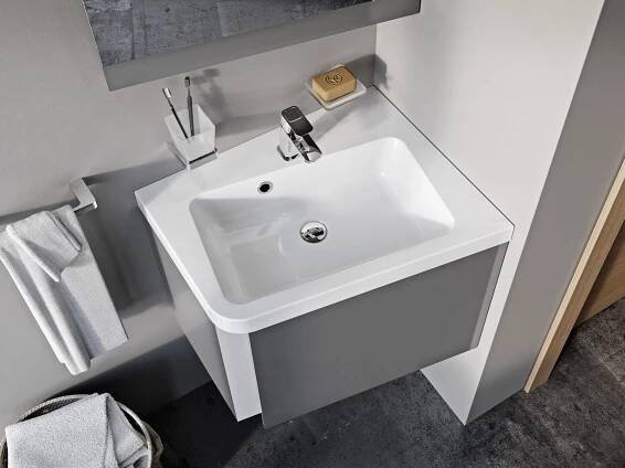 Skříňka pod umyvadlo SD 10° 65 P šedá
