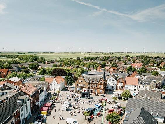 Nordseeküste Nordfriesland | Markus Rohrbacher, Luftansicht von Bredstedt