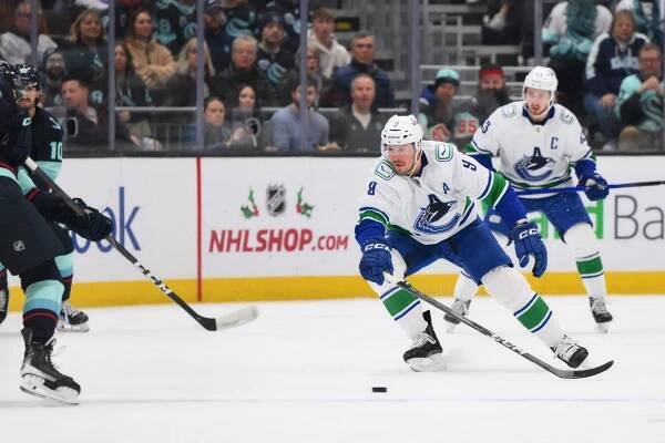 NHL: Vancouver Canucks at Seattle Kraken