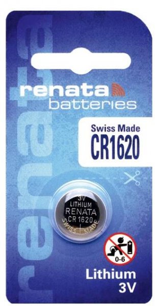 Renata knoflíkový článek CR 1620 3 V 1 ks 68 mAh lithiová CR1620