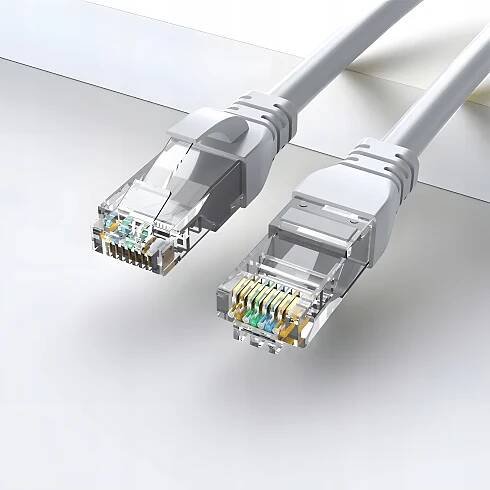 SÍŤOVÝ KABEL UTP LAN CAT 5E INTERNETOVÝ ETHERNETOVÝ KABEL ŠROUBOVÁK RJ45 10 m Kategorie 5e
