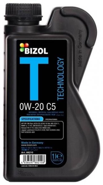 Olej BIZOL TECHNOLOGY 0W-20 C5 1L