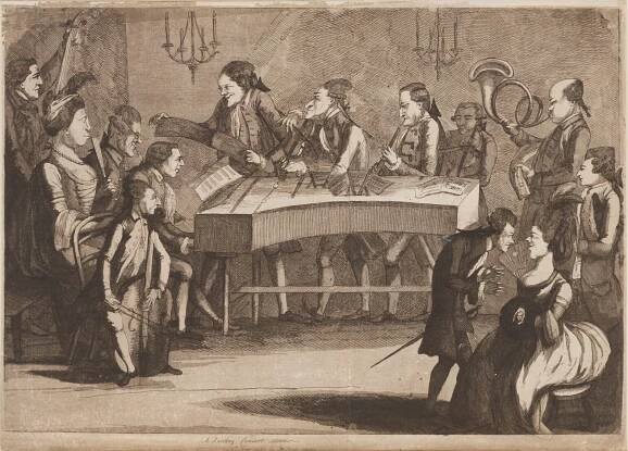 Charles Loraine Smith (of Enderby), ‘A Sunday concert’, © National Portrait Gallery London, NPG D14563, 1782.