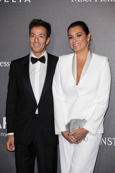 Alena Šeredová a Alessandro Nasi na AmfAR Gala v Miláně