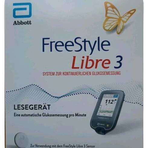 čtečka FreeStyle Libre3 mg/dl od Abbott NOVÁ + ORIGINÁLNÍ BALENÍ ZAPEČETĚNO
