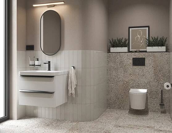 Moderní terrazzo koupelna