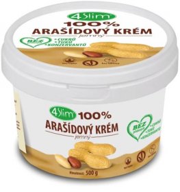 4Slim 100% Arašídový krém 500 g