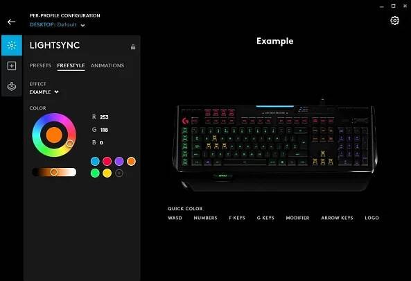 Pokyny k nastavení Logitech G Hub