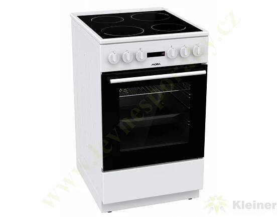 MORA C 5242 CW - elektrický skloker. sporák, bílý  (C5242CW)