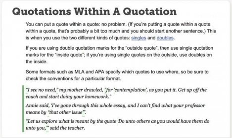 quote before an essay