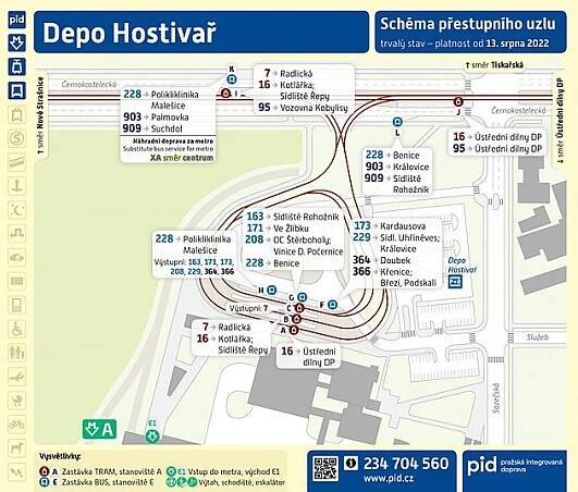 O víkendu začala fungovat nová tramvajová smyčka Depo Hostivař.