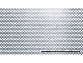 Plech Děrovaný plech RV 5/8x0,75 pozink 1x2 m
