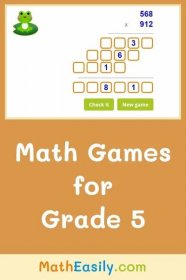 5th Grade Math games