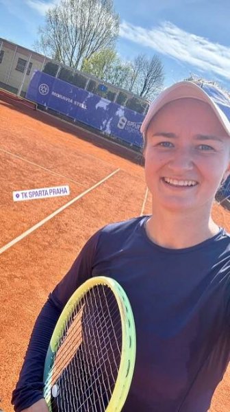 Barbora Krejčíková trénovala.