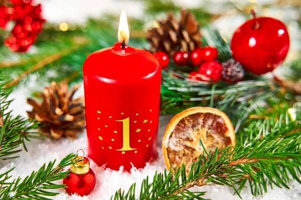 ADVENT BILDER 1 ADVENT ADVENTSKERZE
