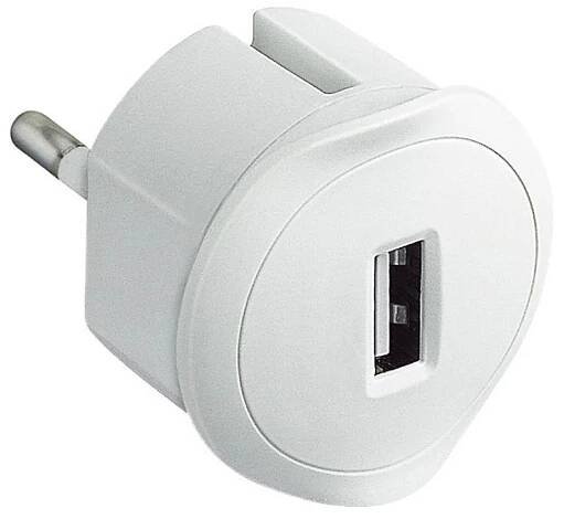 USB adaptér do zásuvky 1,5A Legrand 50680, bílý